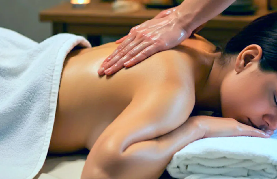 Experiência de massagem relaxante